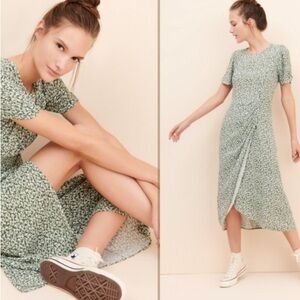 4SI3NNA Antonella Dress green white floral size small